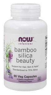 Bambou silice beauté 90 capsules NOW FOODS
